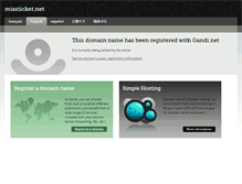 Tablet Screenshot of missticket.net